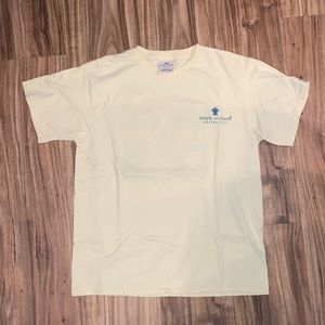 Pastel yellow Simply Southern tee